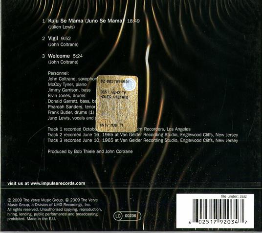 Kulu Sé Mama - CD Audio di John Coltrane - 2