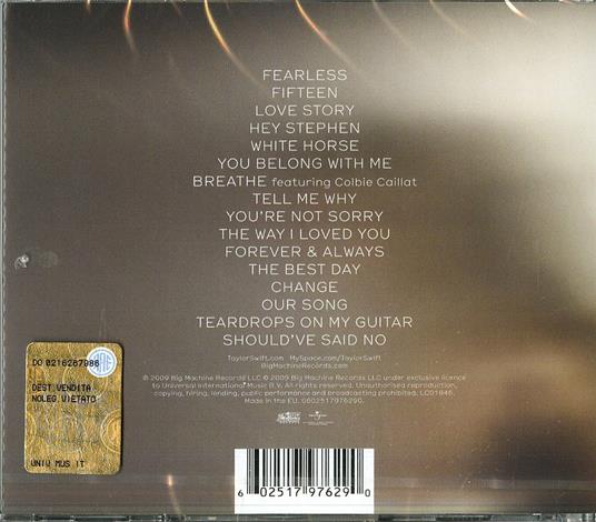 Fearless - CD Audio di Taylor Swift - 2