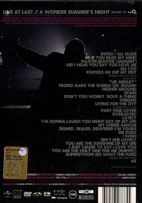 Stevie Wonder. Live at Last (DVD) - DVD di Stevie Wonder - 2