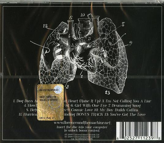 Lungs - CD Audio di Florence + the Machine - 2