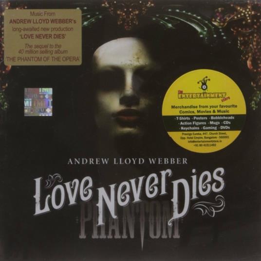 Love Never Dies. Phantom (Colonna sonora) - CD Audio di Andrew Lloyd Webber