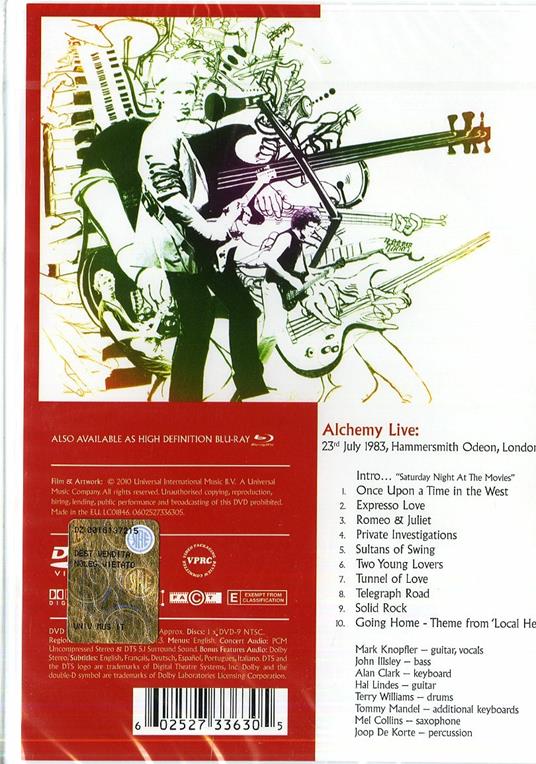 Dire Straits. Alchemy (DVD) - DVD di Dire Straits - 2