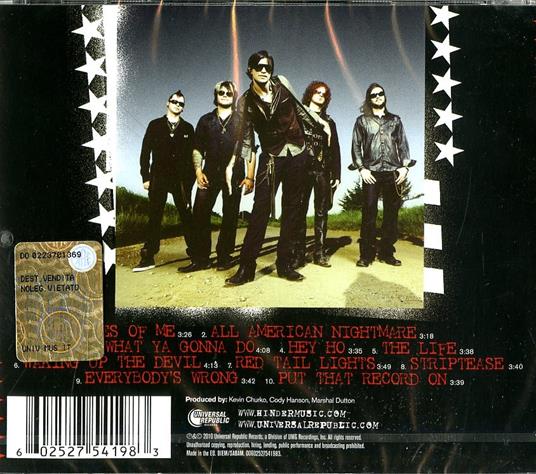 The All American Nightmare - CD Audio di Hinder - 2
