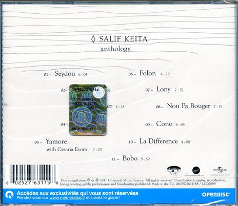 Anthology - CD Audio di Salif Keita - 2