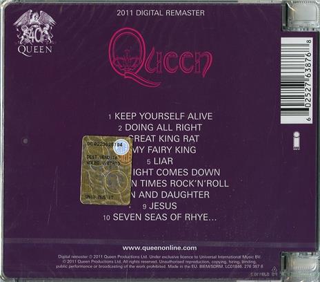 Queen - CD Audio di Queen - 2