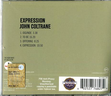 Expression - CD Audio di John Coltrane - 2