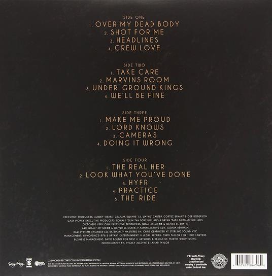 Take Care - Vinile LP di Drake - 2