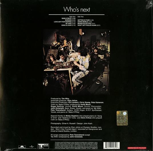 Who's Next - Vinile LP di Who - 2