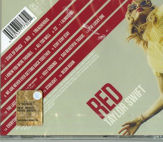 Red - CD Audio di Taylor Swift - 2