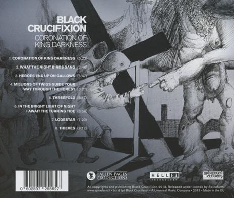 Coronation of King Darkness - CD Audio di Black Crucifixion - 2