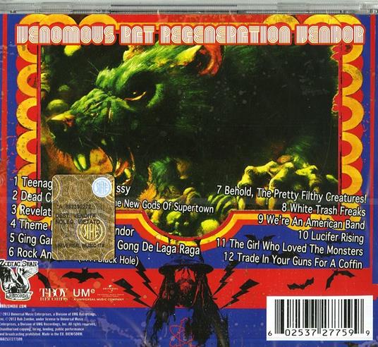 Venomous Rat Regeneration Vendor - CD Audio di Rob Zombie - 2