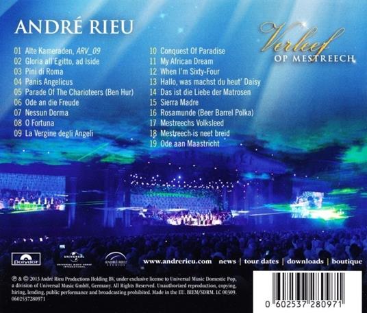 Op Het Vrijthof - CD Audio di André Rieu - 2