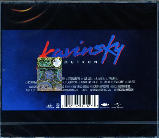 Outrun - CD Audio di Kavinsky - 2