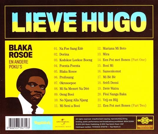 Best Of - CD Audio di Lieve Hugo - 2