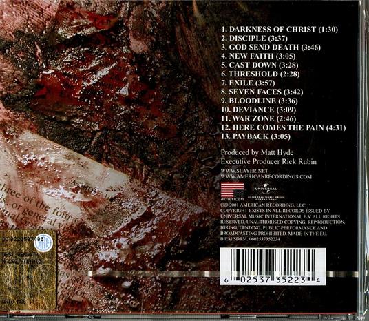 God Hates Us All - CD Audio di Slayer - 2