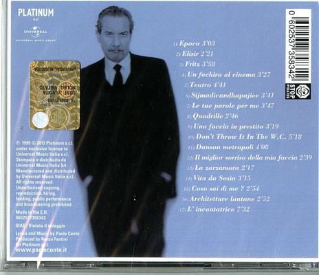 Una faccia in prestito - CD Audio di Paolo Conte - 2