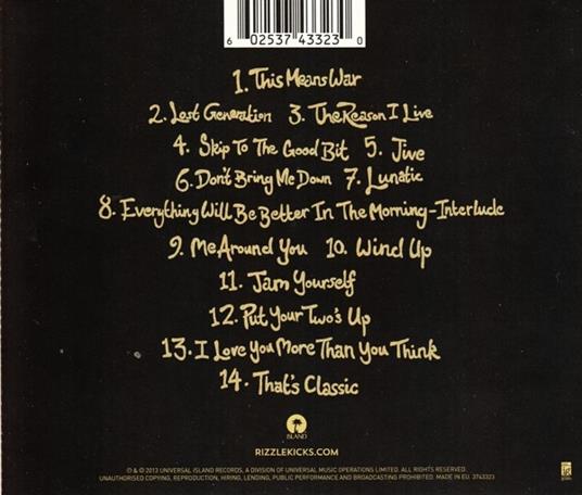 Roaring 20s - CD Audio di Rizzle Kicks - 2