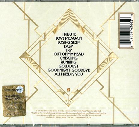 Tribute - CD Audio di John Newman - 2