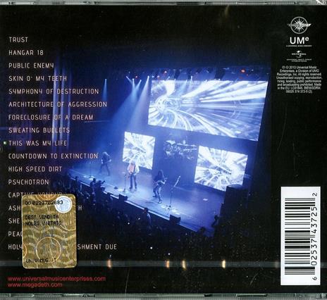 Countdown to Extinction Live - CD Audio di Megadeth - 2