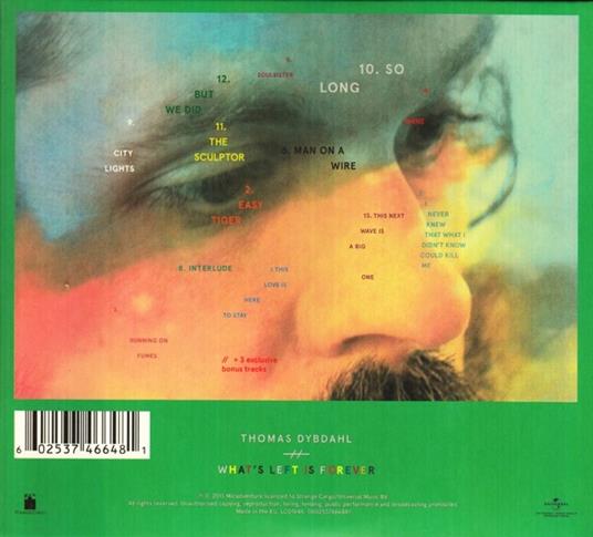 What's Left Is Forever (Deluxe Edition) - CD Audio di Thomas Dybdahl - 2