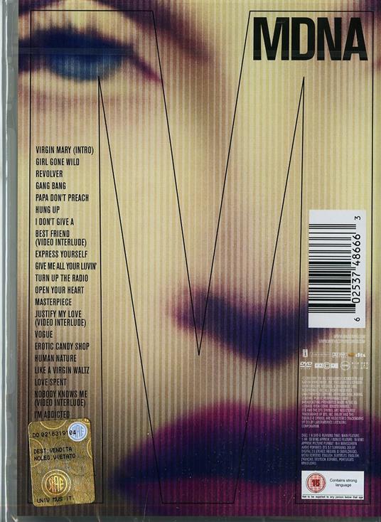 Madonna.The MDNA Tour (DVD) - DVD di Madonna - 2