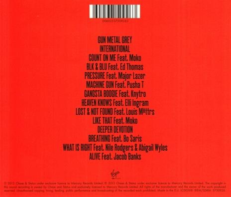 Brand New Machine - CD Audio di Chase & Status - 2