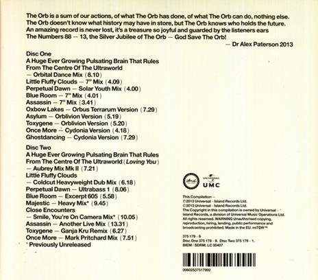 A History of the Future - CD Audio di Orb - 2