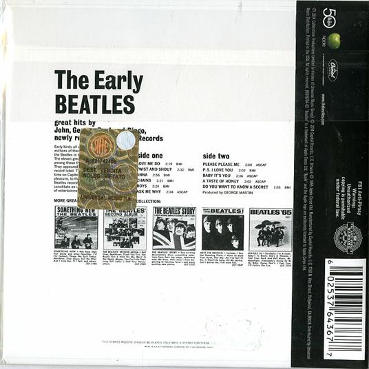 The Early Beatles (US Limited Edition) - CD Audio di Beatles - 2