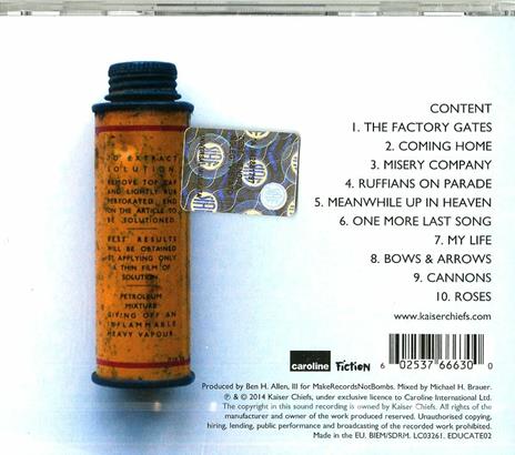 Education, Education, Education & War - CD Audio di Kaiser Chiefs - 2