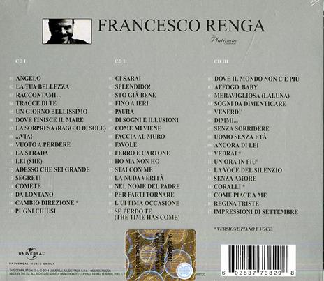 The Platinum Collection - CD Audio di Francesco Renga - 2