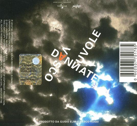 Dannate nuvole - CD Audio Singolo di Vasco Rossi - 2