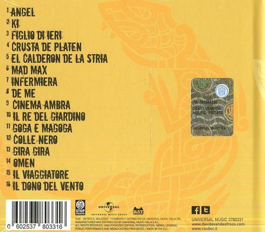 Goga e Magoga - CD Audio di Davide Van De Sfroos - 2