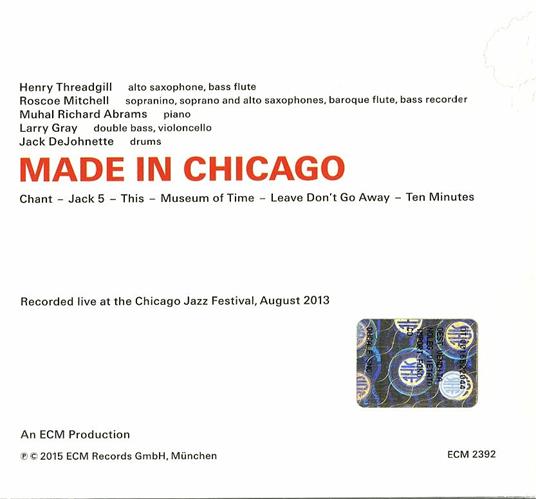 Made in Chicago - CD Audio di Jack DeJohnette - 2