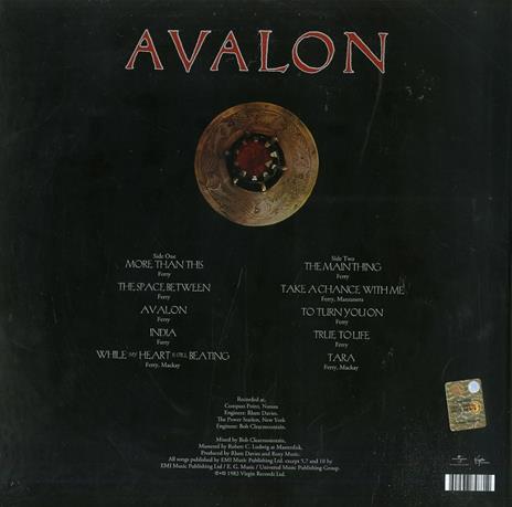 Avalon - Vinile LP di Roxy Music - 2