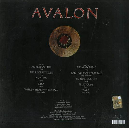 Avalon - Vinile LP di Roxy Music - 2