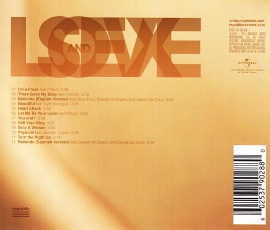 Sex and Love - CD Audio di Enrique Iglesias - 2
