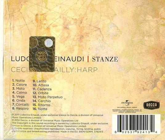 Stanze (Remastered) - CD Audio di Ludovico Einaudi,Cecilia Chailly - 2