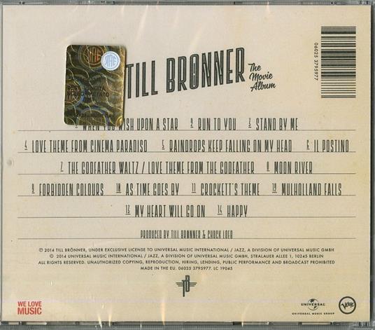 The Movie Album - CD Audio di Till Brönner - 2