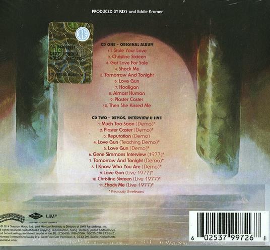 Love Gun (Deluxe Edition) - CD Audio di Kiss - 2