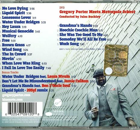 Liquid Spirit (Deluxe Edition) - CD Audio + DVD di Gregory Porter - 2