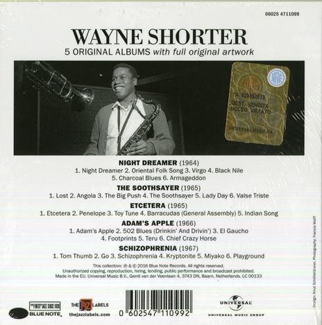5 Original Albums - CD Audio di Wayne Shorter - 2