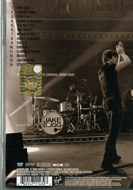 Jake Bugg. Live At The Royal Albert Hall (DVD) - DVD di Jake Bugg - 2
