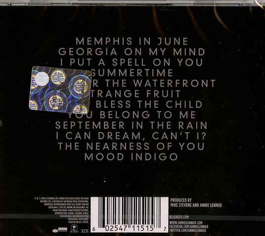 Nostalgia - CD Audio di Annie Lennox - 2
