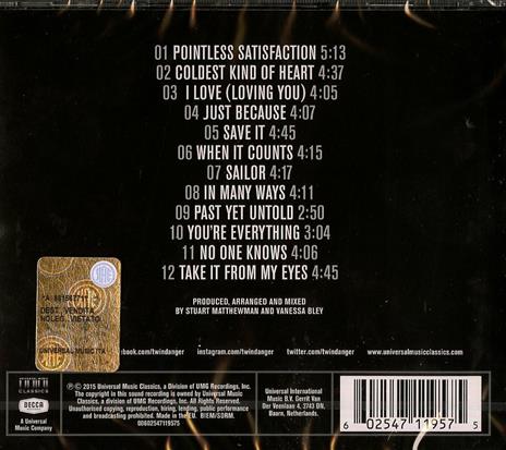 Twin Danger - CD Audio di Twin Danger - 2