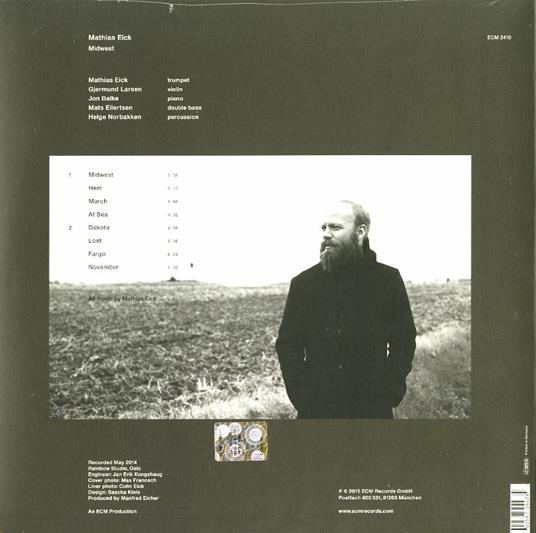 Midwest - Vinile LP di Mathias Eick - 2