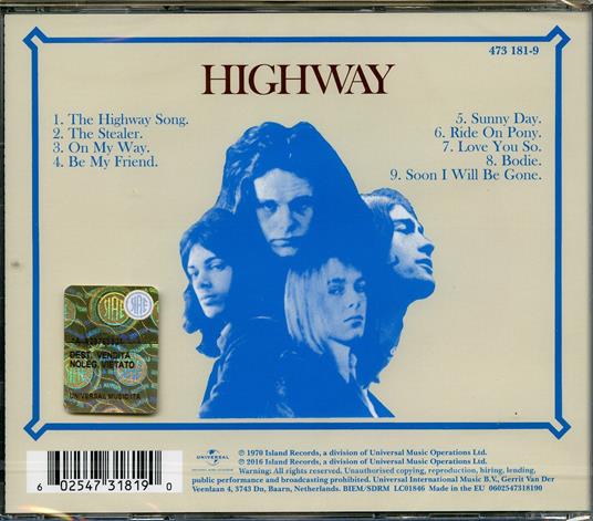 Highway - CD Audio di Free - 2
