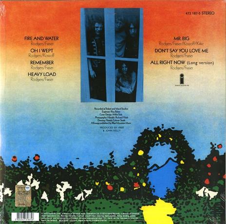 Fire and Water - Vinile LP di Free - 2