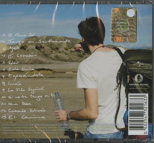 Eterno agosto - CD Audio di Alvaro Soler