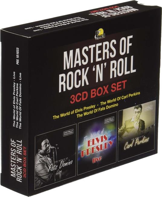 Masters Of Rock N Roll (3 CD) - CD Audio di Elvis Presley,Fats Domino,Carl Perkins