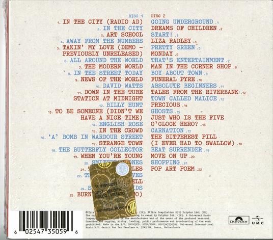 About the Young Idea. The Best of Jam - CD Audio di Jam - 2